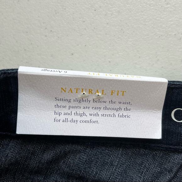 NWT Croft & Barrow Natural Fit Bootcut "Hemmed" Jeans Size 6 Average - Picture 8 of 15